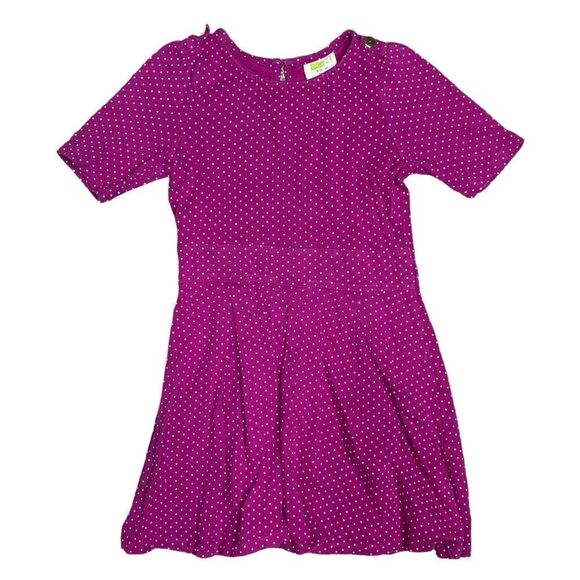 Crazy 8 Pink Polka Dot Dress Size Small 5-6 - Picture 1 of 4